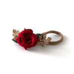 Load image into Gallery viewer, Red Rose Felt Flower Headband
