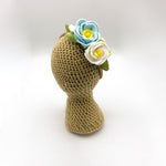 Load image into Gallery viewer, &quot;Blue Skies&quot; Felt Flower Headband
