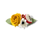 Load image into Gallery viewer, &quot;Apple Bouquet “ Felt Flower and Apple Clip
