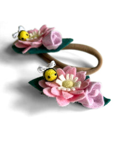 "Honey Bee" Floral Headbands and Clips