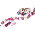 Load image into Gallery viewer, &quot;Sweetheart&quot; Rose Felt Garland
